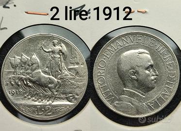 2 lire 1912 Regno