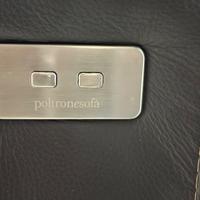 Divano in pelle con relax