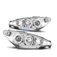 FARI PEUGEOT 206 98-08 ANGEL EYES FONDO CROMATO