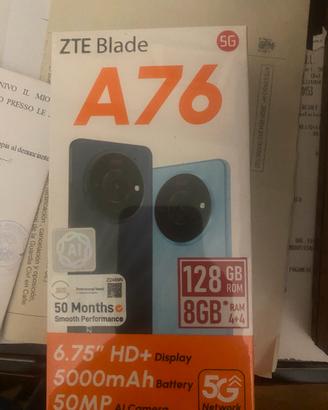 ZTE Blade A76 5G 128GB 8GB RAM (4 128) - NUOVO SIG