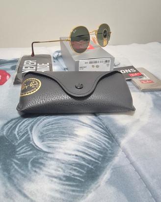 occhiali da sole Ray-Ban Oval RB3547 Arista Gold