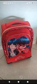 Zaino scuola trolley ladybug