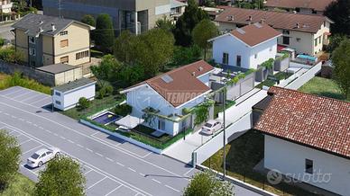 Villa di Nuova Costruzione in stato rustico con Gi