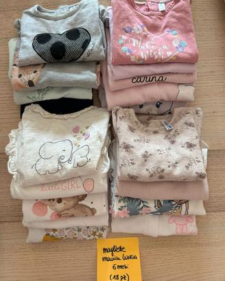 Stock vestiti bambina 6 mesi