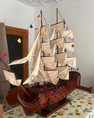 Modellino Veliero Galeone Legno Grande da Arredo