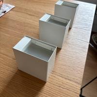 3 faretti da parete a led