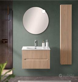 Lavabo e specchio mobile bagno