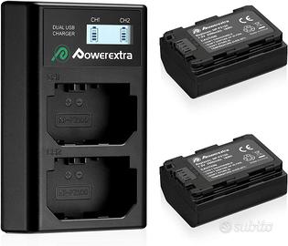 Due Batterie NP-F100 e Caricatore (Sony)
