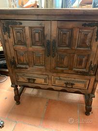 Mobile bar vintage anni 60 in legno
