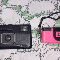 2 Mini Macchine Fotografiche Fotocamere Vintage