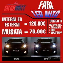 LUCI LED PER FARI AUTO