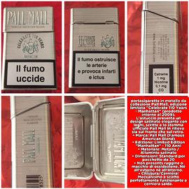 portasigarette Pall Mall da collezione 