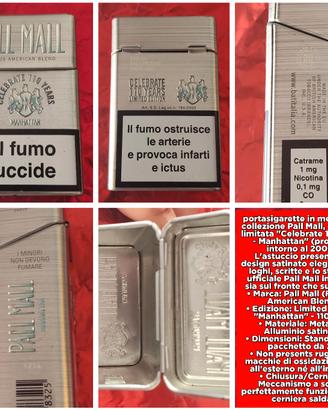 portasigarette Pall Mall da collezione 
