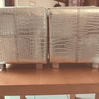  pouff sedia argento sedie qualità 1 pezzo divano