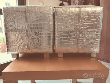  pouff sedia argento sedie qualità 1 pezzo divano