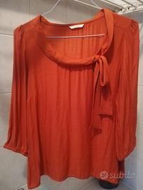 Camicia Camaieu color Mattone