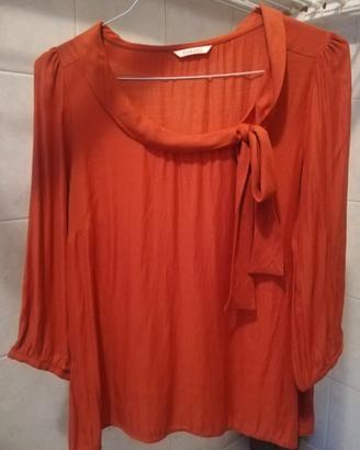 Camicia Camaieu color Mattone