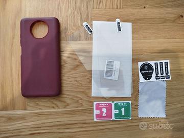 Cover e due vetri schermo per Xiaomi Note 9T