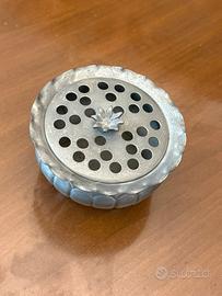 Posacenere vintage in peltro 95% Zinn Pewter