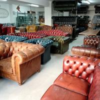 Divani e poltrone chesterfield inglesi originali 