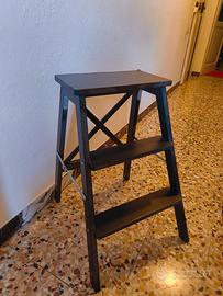 Scaletta pieghevole IKEA BEKVÄM nera - 3 gradini