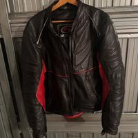 Giubbino pelle moto MTech tg.50 + altro