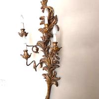 Applique antica in legno