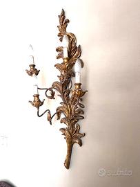 Applique antica in legno