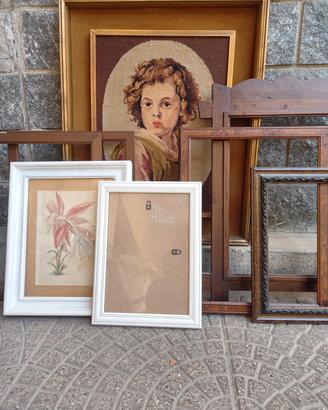 cornici di diverse misure