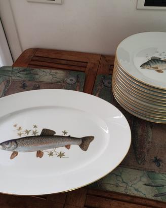 servizio piatti Richard Ginori da pesce