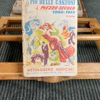 Libro vintage canzoni anni ‘50