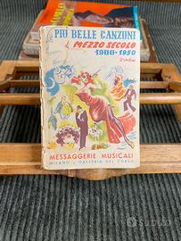 Libro vintage canzoni anni ‘50