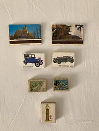 Lotti fiammiferi e cerini vintage