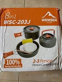 Pentole da campeggio 8 in 1 Widesea Outdoor