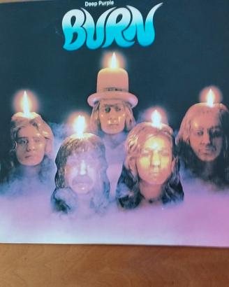 LP "BURN" DEI DEEP PURPLE - PRIMA STAMPA UK 1974