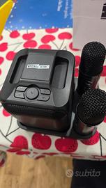 karaoke con doppio microfono