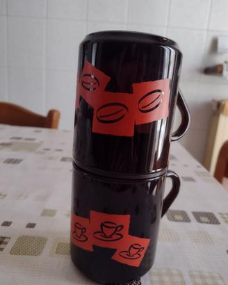 due tazze pocket coffee  da collezione 