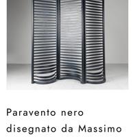 Paravento disegnato da massimo marozzi per mazzei