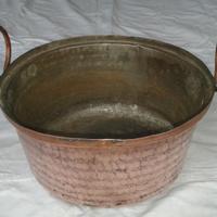 Paiolo pentola in rame antico 5