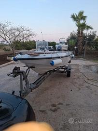 BARCA + CARRELLO/ MOTORE YAMAHA 40 CV/4 TEMPI