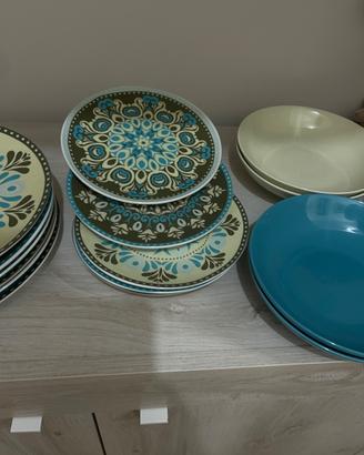 Servizio piatti 18 pz Villa d’Este Tivoli