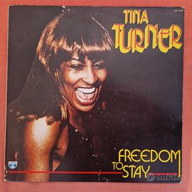 LP 33 giri Tina Turner Freedom to stay