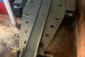 Carrello porta moto singolo