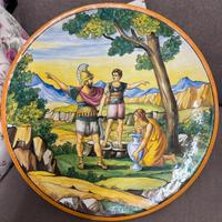 Piatto di maiolica per collezionisti