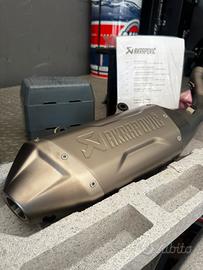 Silenziatore Akrapovic per KTM 250sxf dal23 al 27.