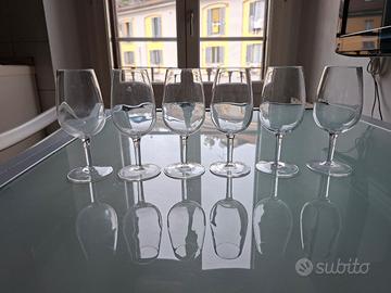 6 calici da vino bianco