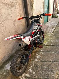 pit bike 125 con folle e prima