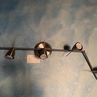 Lampade da parete in acciaio - luci incluse