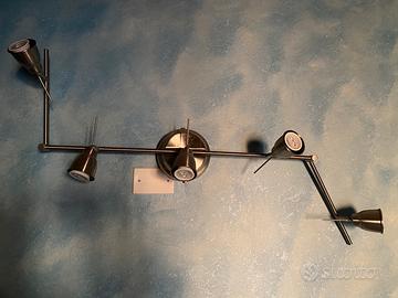 Lampade da parete in acciaio - luci incluse