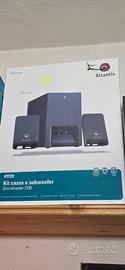 Kit Casse 2.1 con Subwoofer in Legno